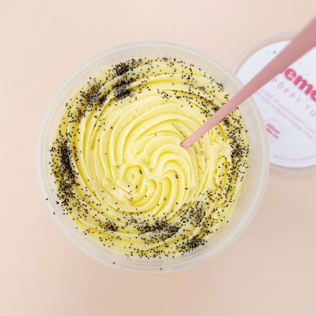 Lemon Poppy Cake Tub