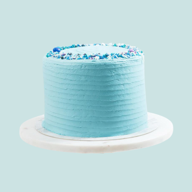 Coated Blue Velvet Cake