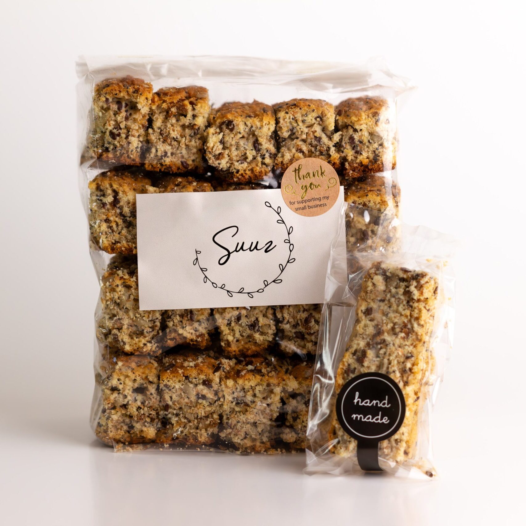 Handmade Rustic Bran & Seed Rusks