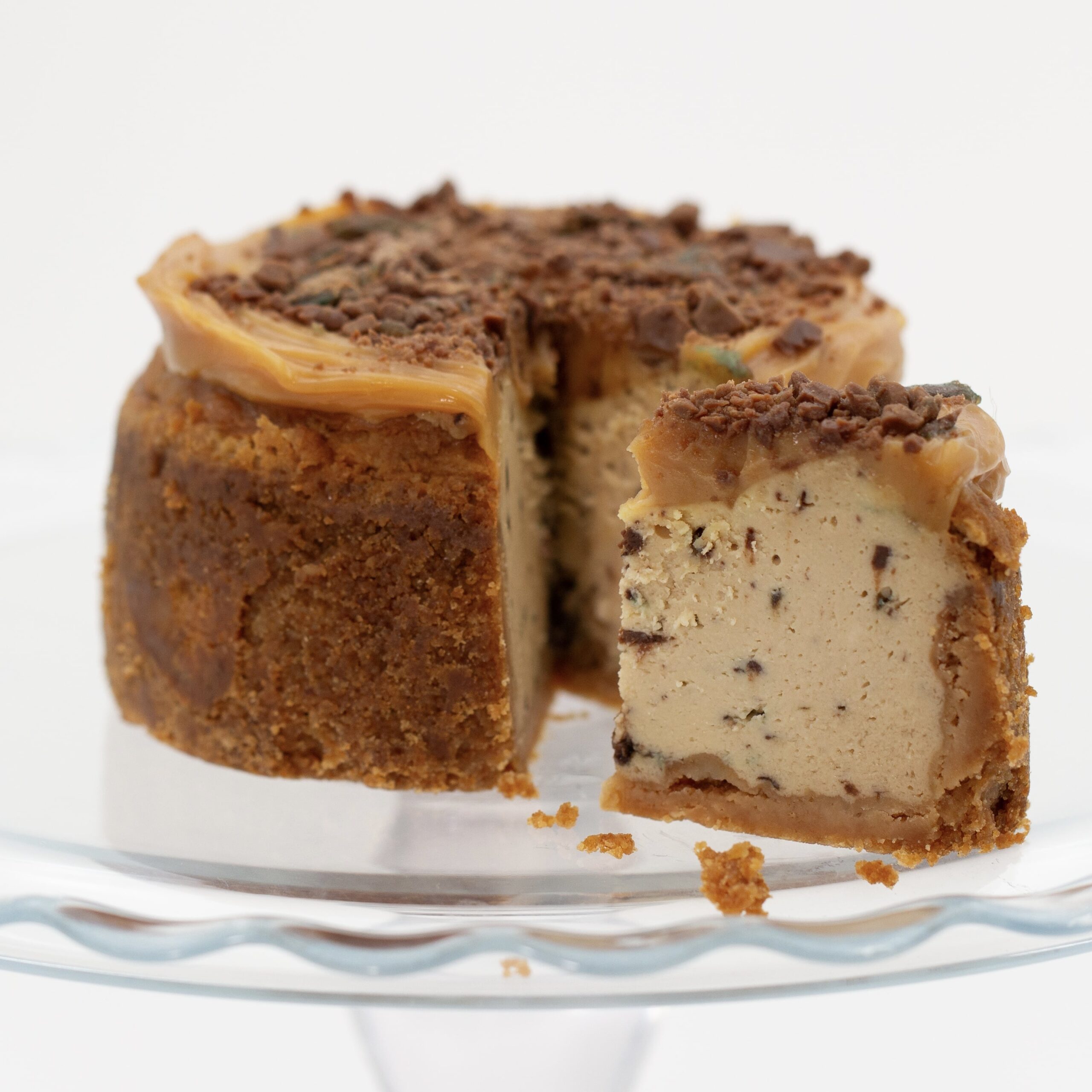 Peppermint Crisp Bento Cheesecake